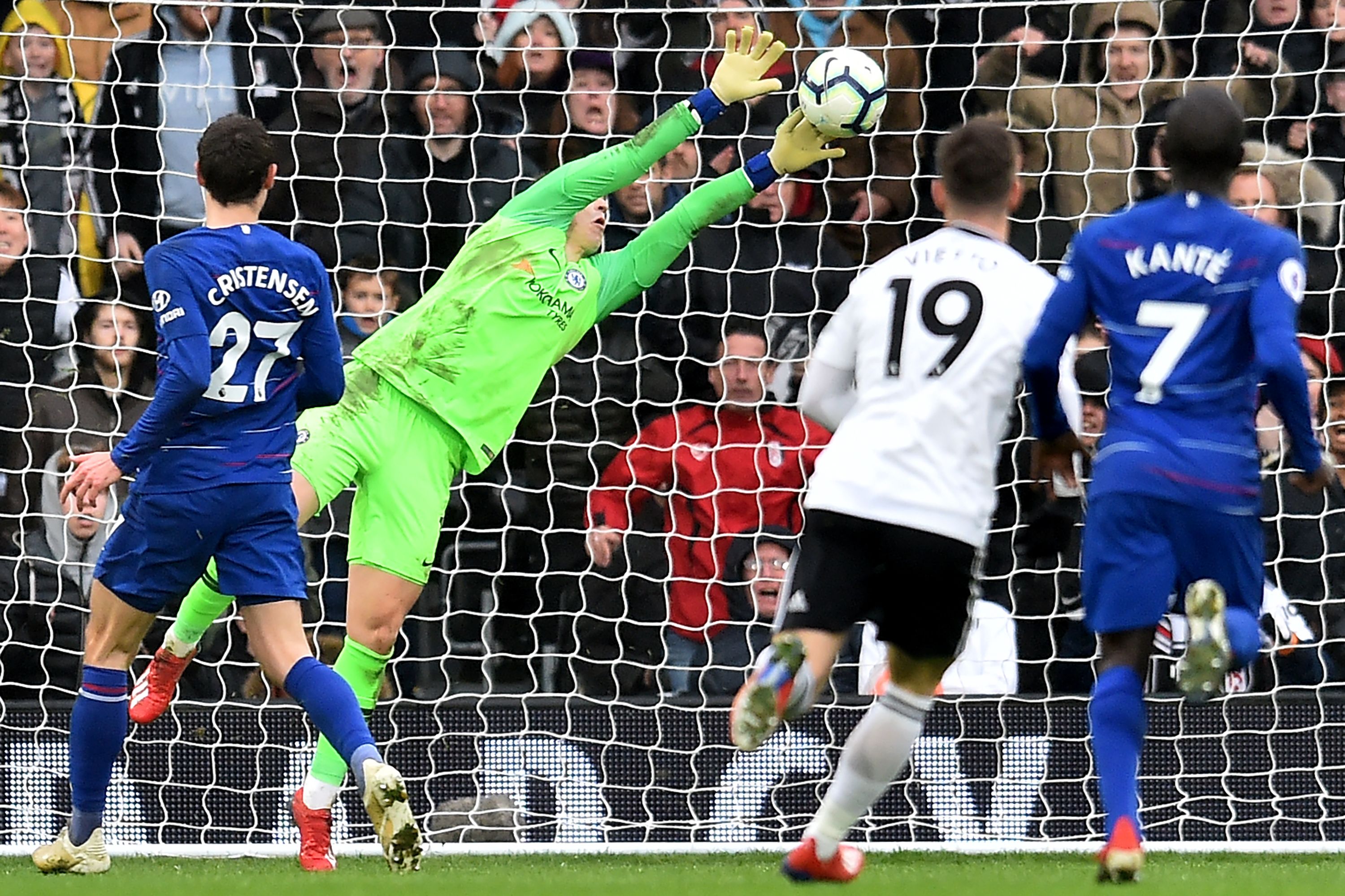 Kepa stars on return (Photo by GLYN KIRK/AFP/Getty Images)