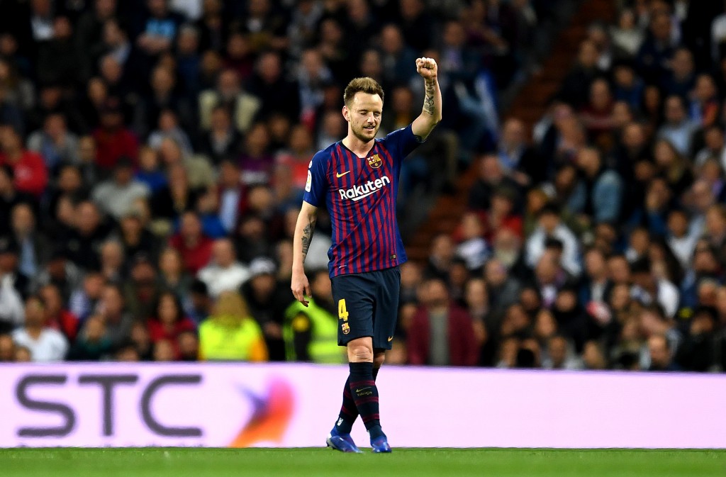Will Rakitic stay put at Barcelona? (Photo by David Ramos/Getty Images)