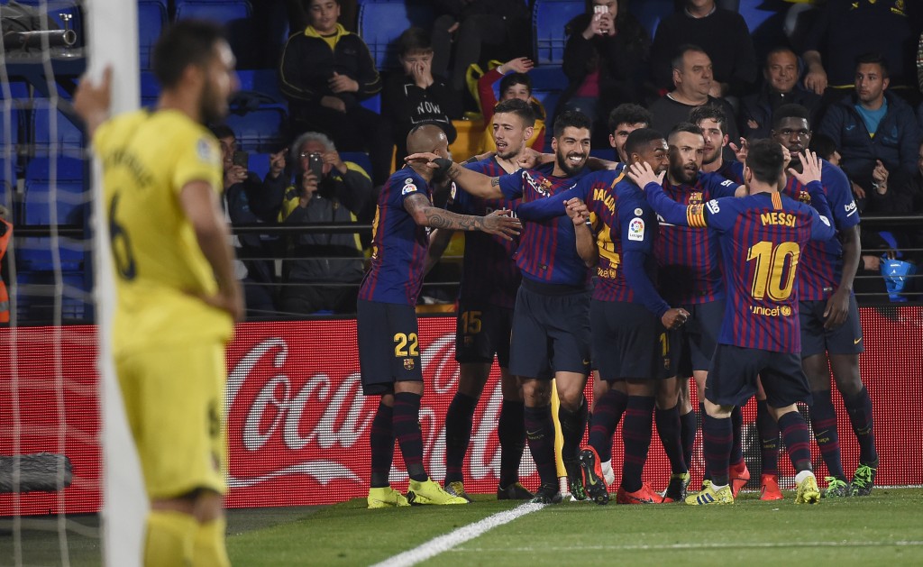 Barcelona will be hoping to regroup after stuttering against Villarreal. (Photo by Jose Jordan/AFP/Getty Images)