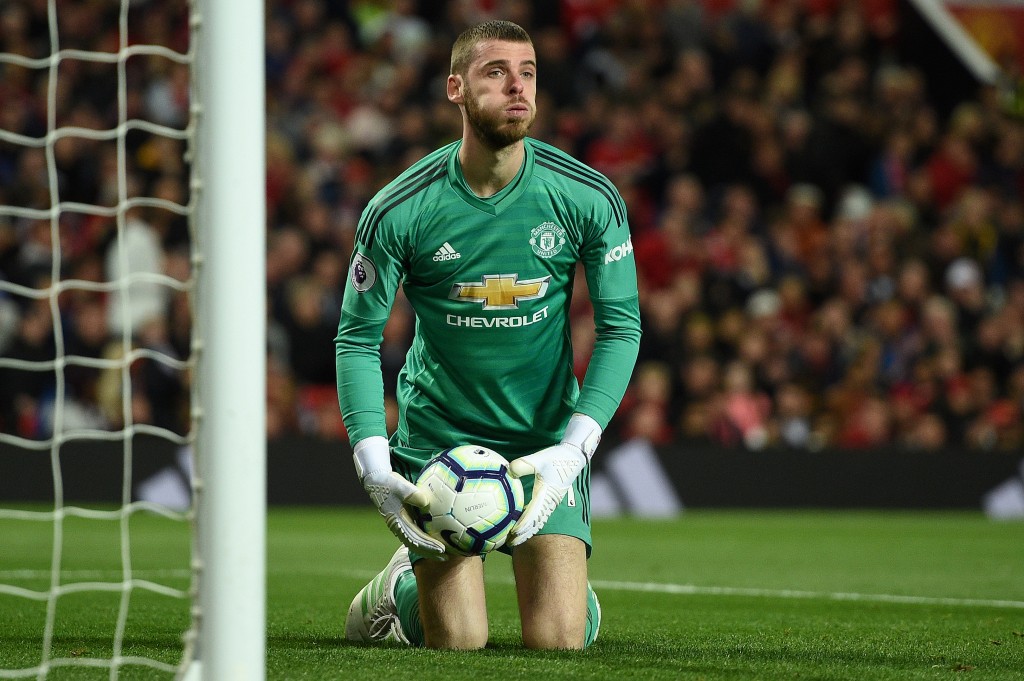 Will the real De Gea please stand up? (Photo by Oli Scarff/AFP/Getty Images)