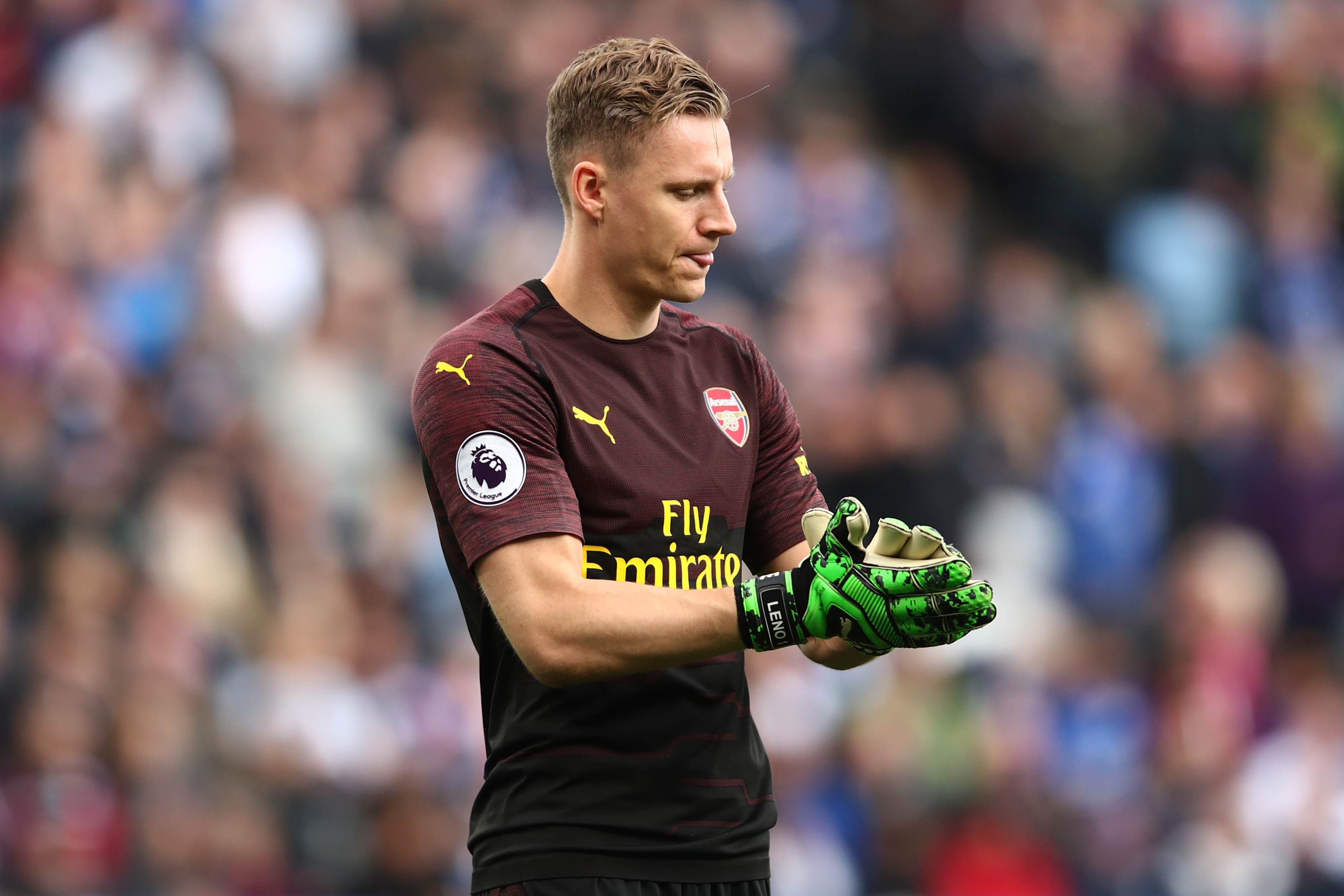 Leno has been instrumental to Arsenal's season. (Photo by Marc Atkins/Getty Images)