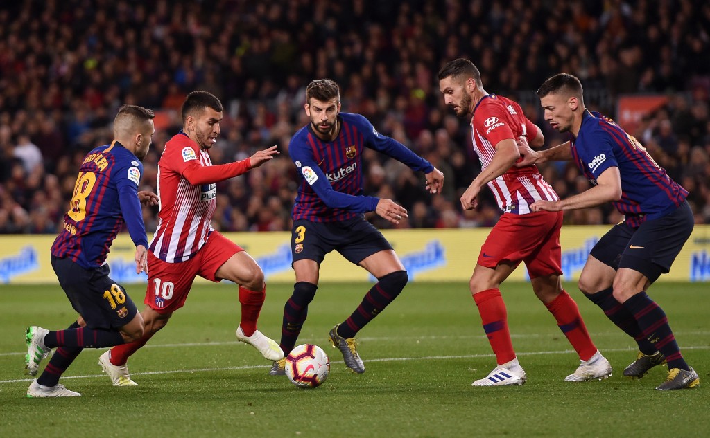 Lenglet and Pique were colossal at the back. (Photo by Alex Caparros/Getty Images)