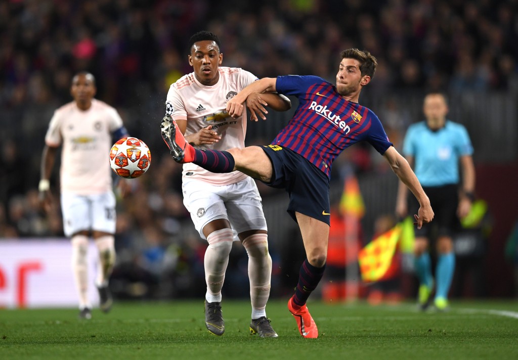 Roberto contained Anthony Martial perfectly. (Photo by Matthias Hangst/Getty Images)