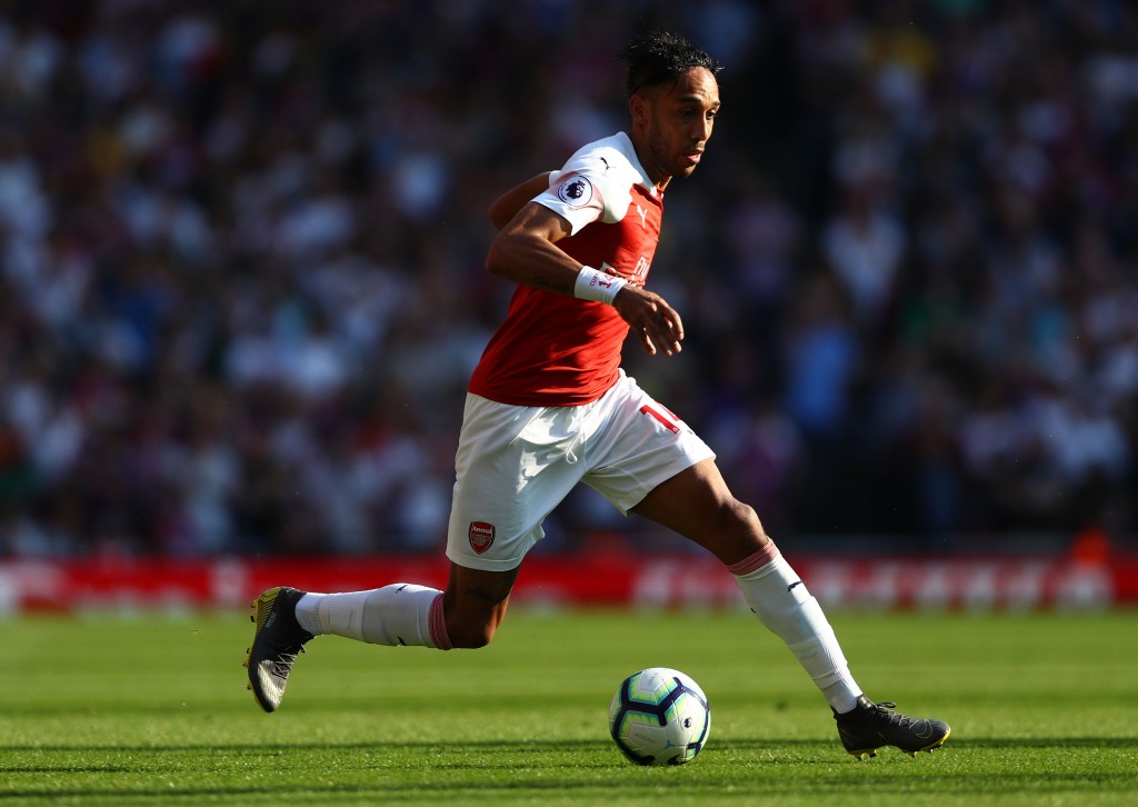 Aubameyang's goal could not save Arsenal. (Photo by Clive Rose/Getty Images)