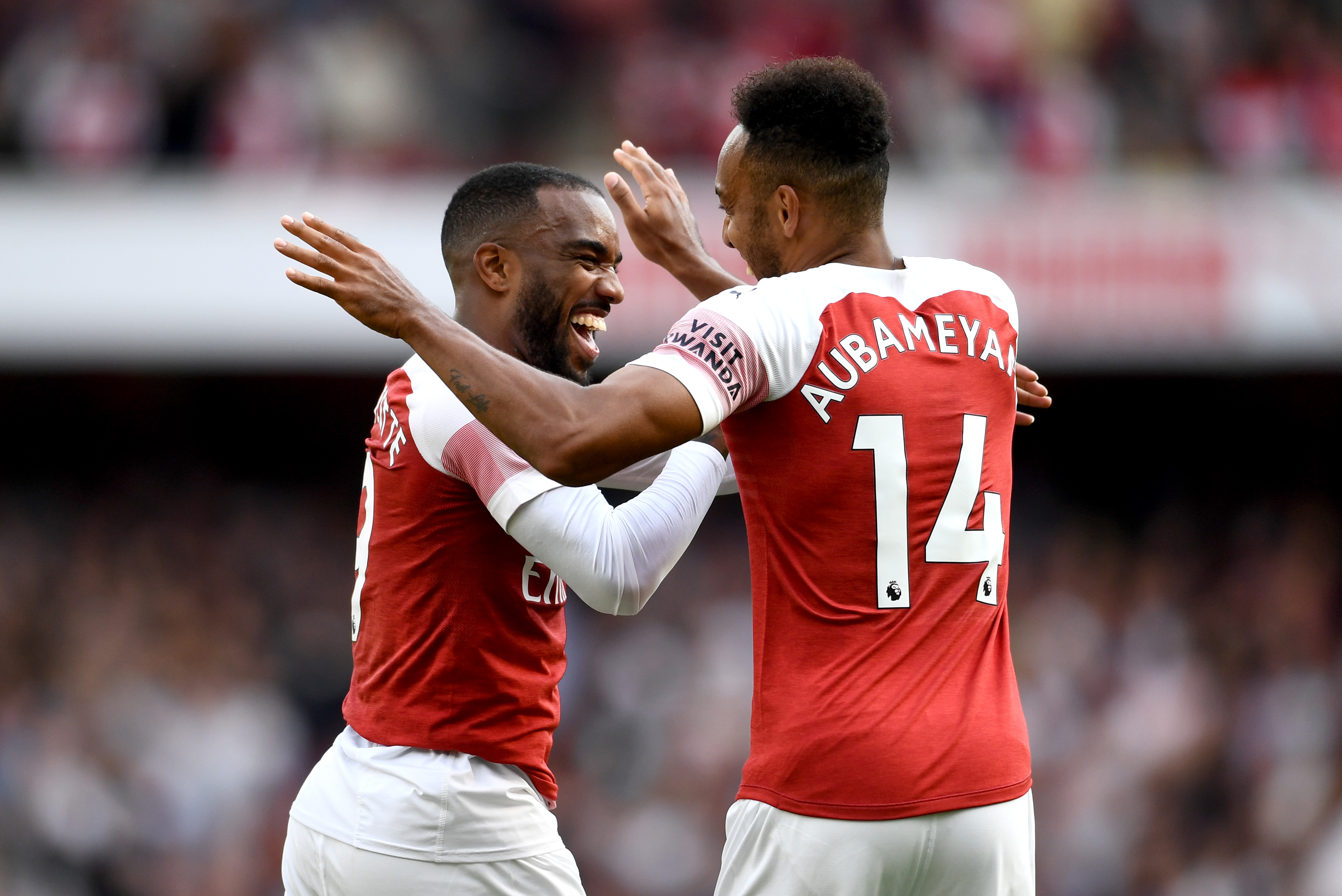 Failure to qualify for the CL could result in Aubameyang and Lacazette leaving the club. (Photo courtesy: AFP/Getty)