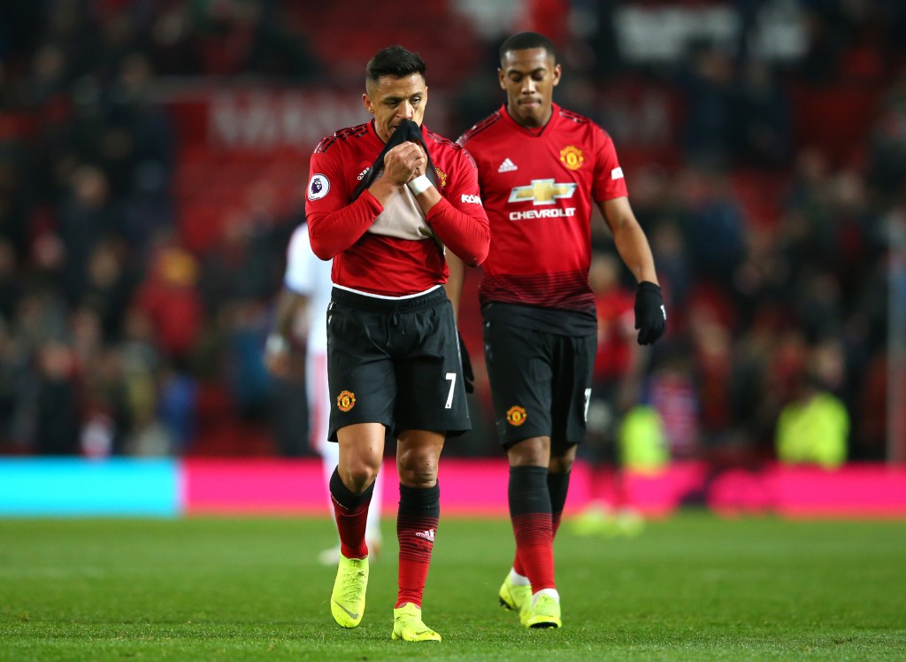 Sanchez, Martial are both under fire at Manchester United. (Picture Courtesy - AFP/Getty Images)