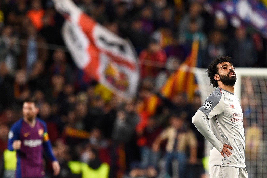 Salah came the closest to scoring for Liverpool. (Photo by Josep Lago/AFP/Getty Images)
