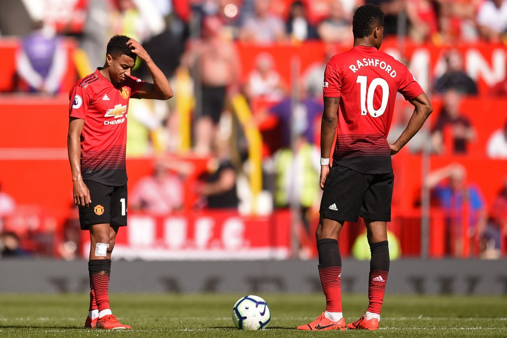 Lingard and Rashford failed to deliver once again. (Photo by Oli Scarff/AFP/Getty Images)