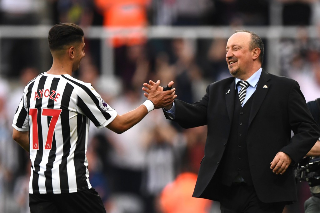 Ayoze Perez could be tempted to stay at Newcastle if Rafael Benitez renews his contract. (Picture Courtesy - AFP/Getty Images)