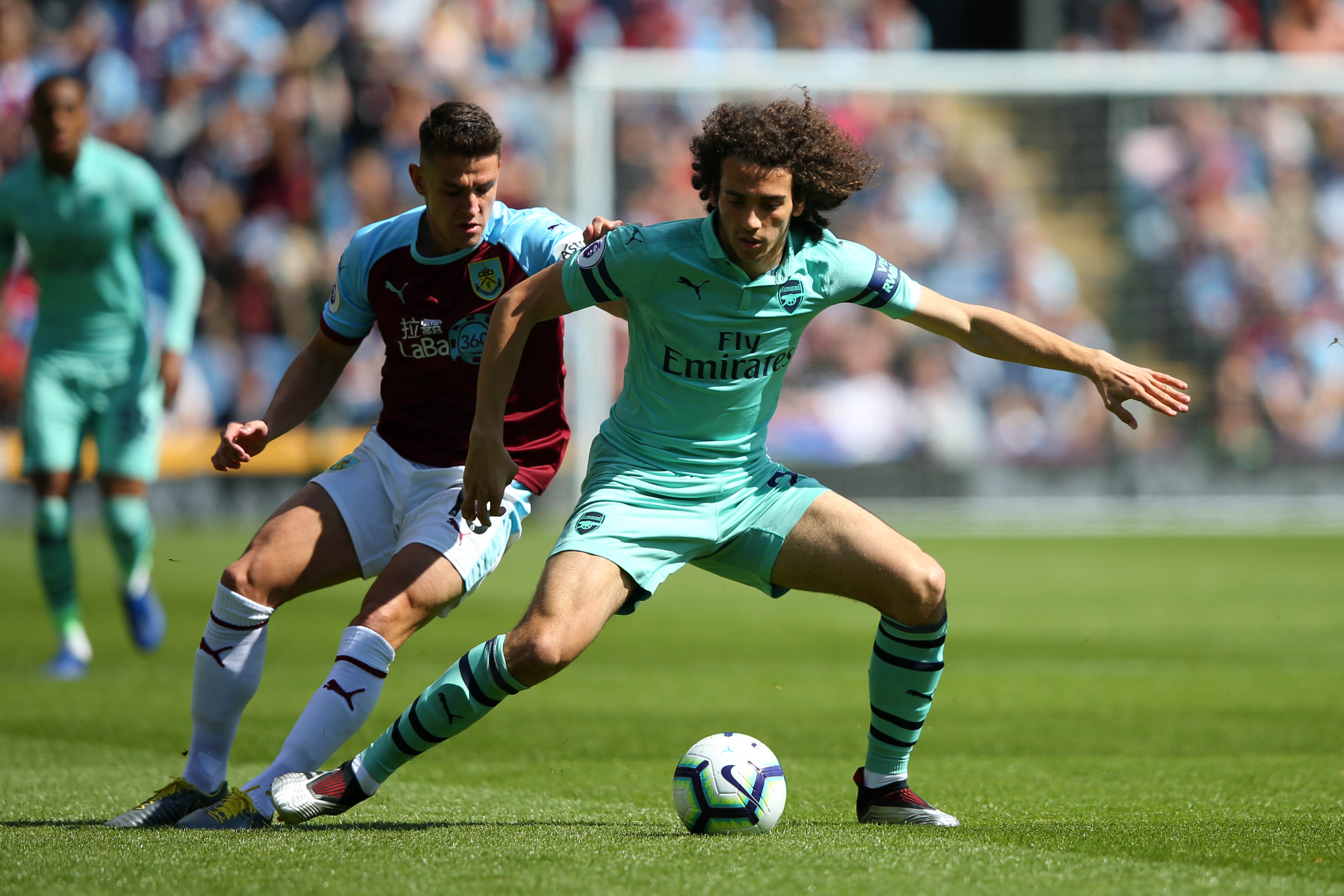 Guendouzi had a wonderful game against Burnley. (Photo courtesy: AFP/Getty)