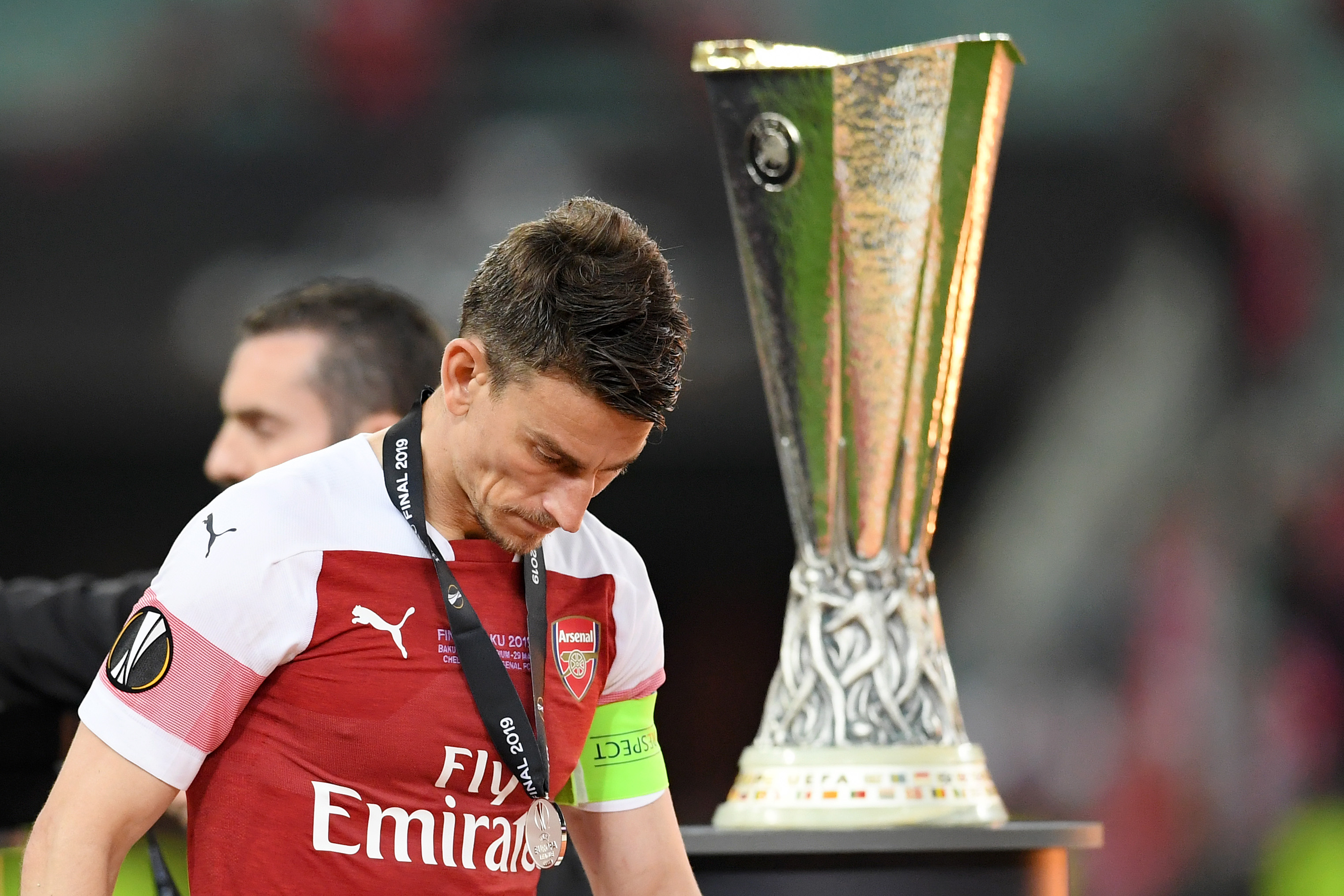 End of the road for Koscielny's Arsenal career? (Photo courtesy: AFP/Getty)
