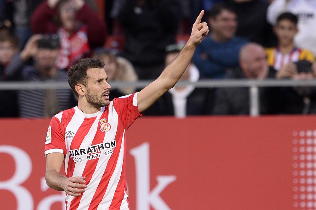 Stuani headed to Barcelona? (Photo by JOSEP LAGO/AFP/Getty Images)