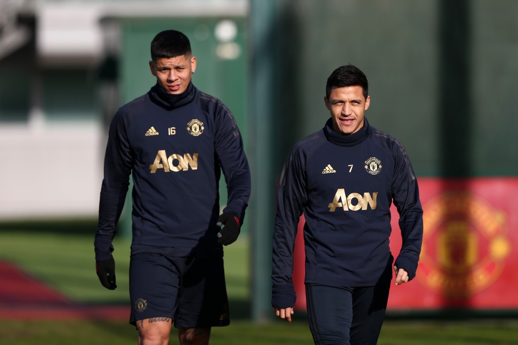 Like Alexis Sanchez, Rojo faces an uncertain future at Manchester United. (Photo by Jan Kruger/Getty Images)