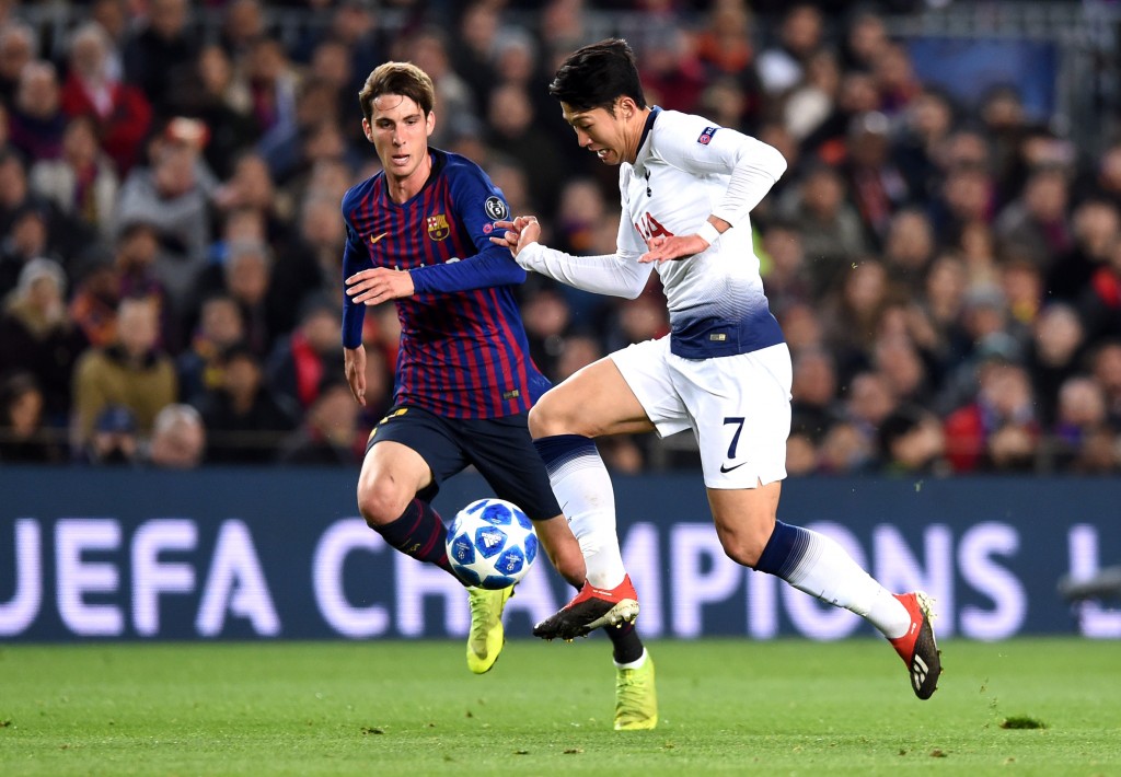 Juan Miranda had a positive 2018-19 campaign breaking through at Barcelona. (Picture Courtesy - AFP/Getty Images)