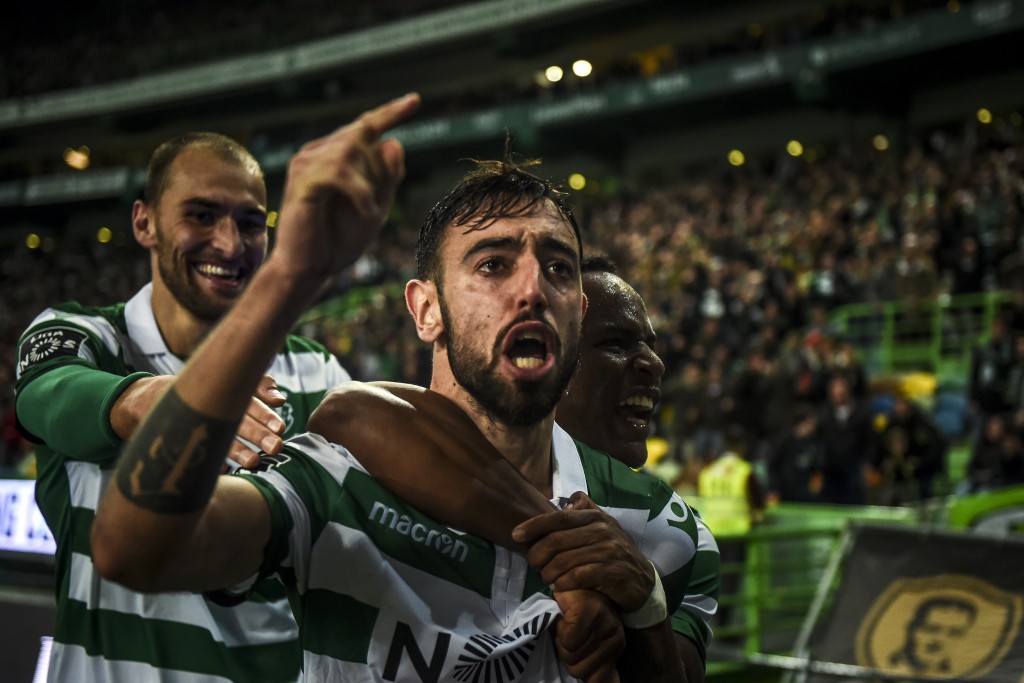 Manchester United, Tottenham or Real Madrid - Where will Bruno Fernandes play next season? (Photo by Patricia de Melo Moreira/AFP/Getty Images)
