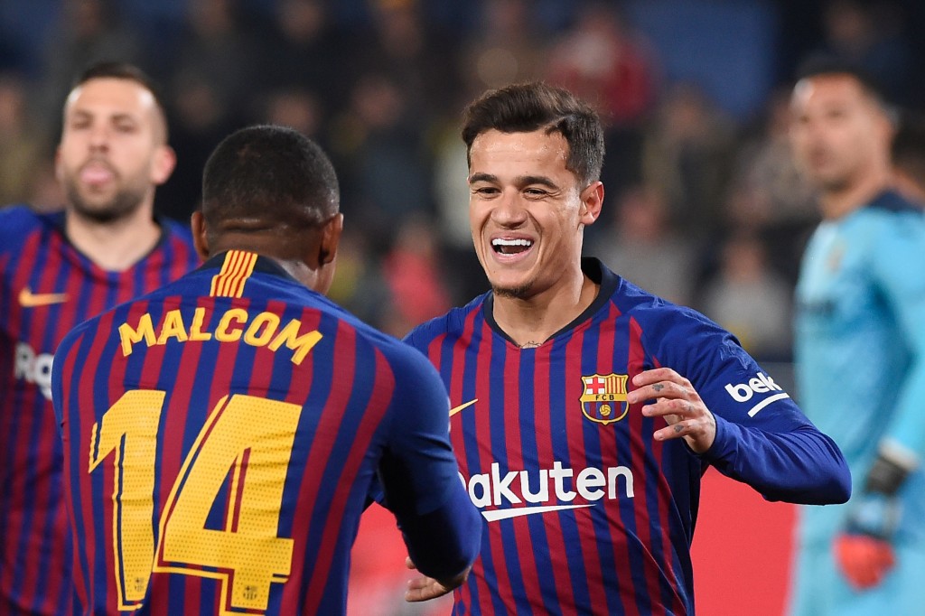 Set to follow Malcom out the exit door at Camp Nou? (Photo by Jose Jordan/AFP/Getty Images)