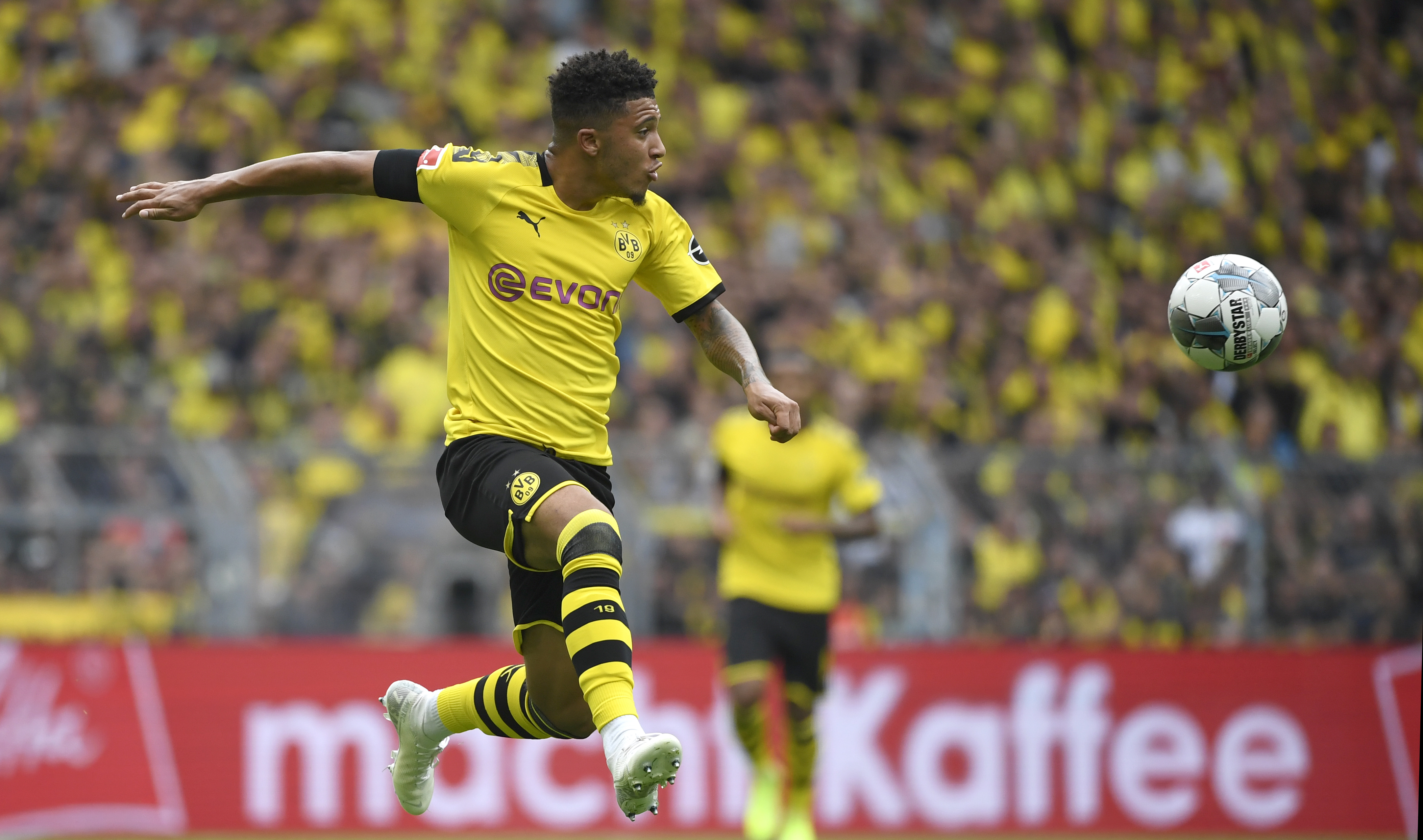 Sancho remains a key target for Manchester United. (Photo by Ina Fassbender/AFP/Getty Images)