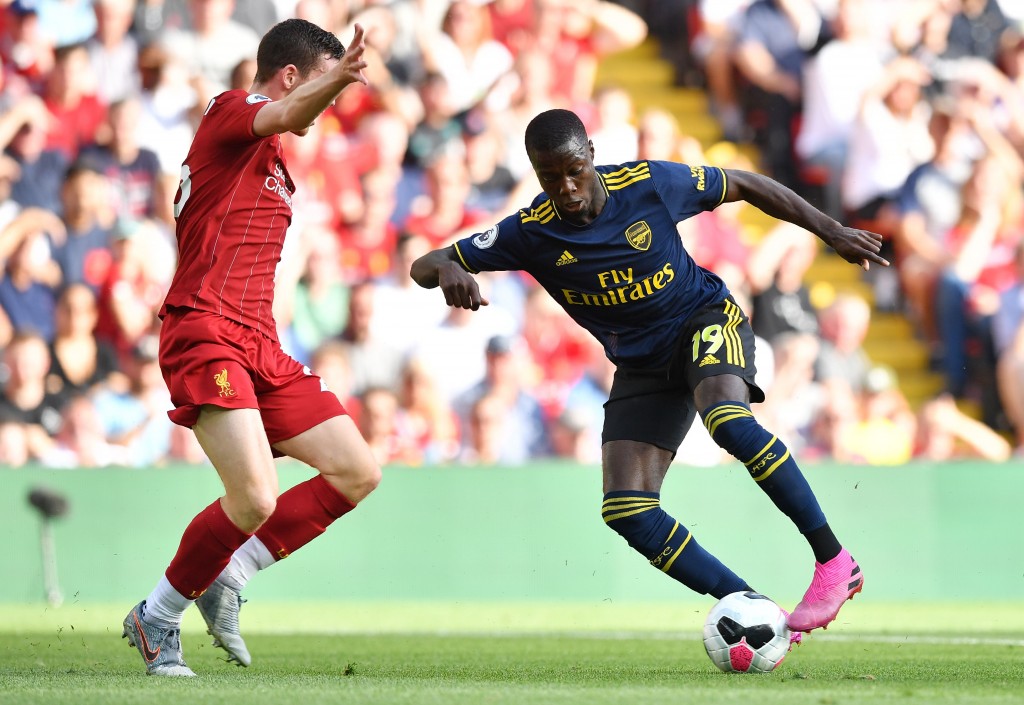 Pepe had a good game against Liverpool. (Photo by Ben Stansall/AFP/Getty Images)