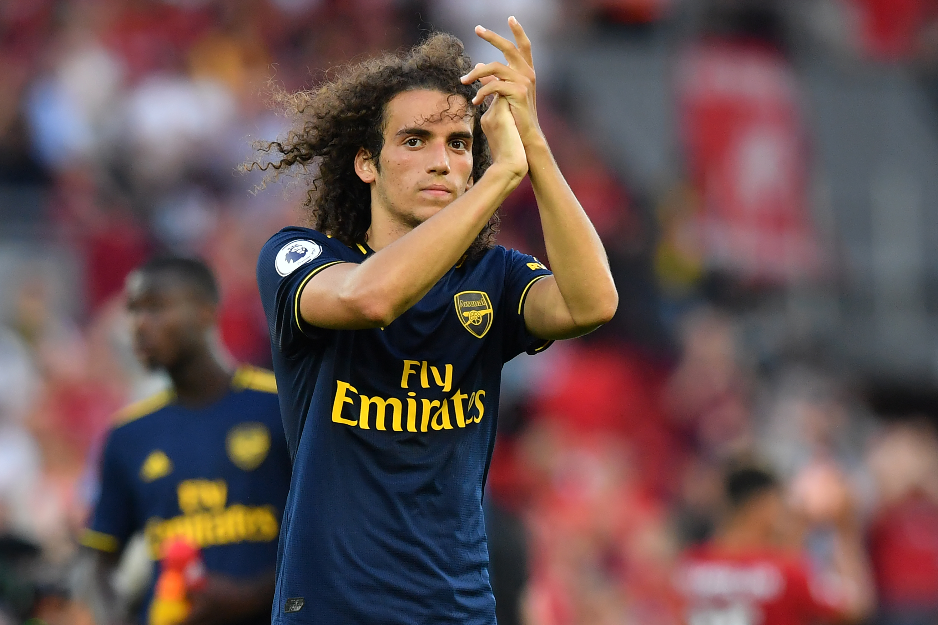 Guendouzi was with Emery at Arsenal. (Photo by Ben Stansall/AFP/Getty Images)