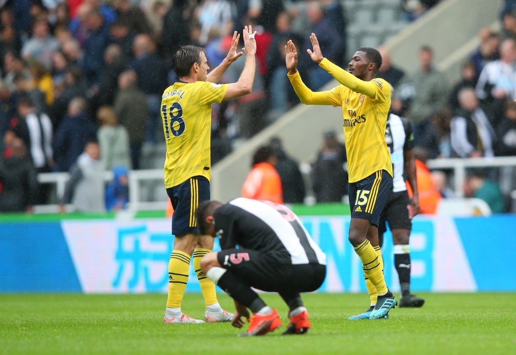 Monreal and Maitland-Niles were key to Arsenal's win over Newcastle. (Photo by Alex Livesey/Getty Images)