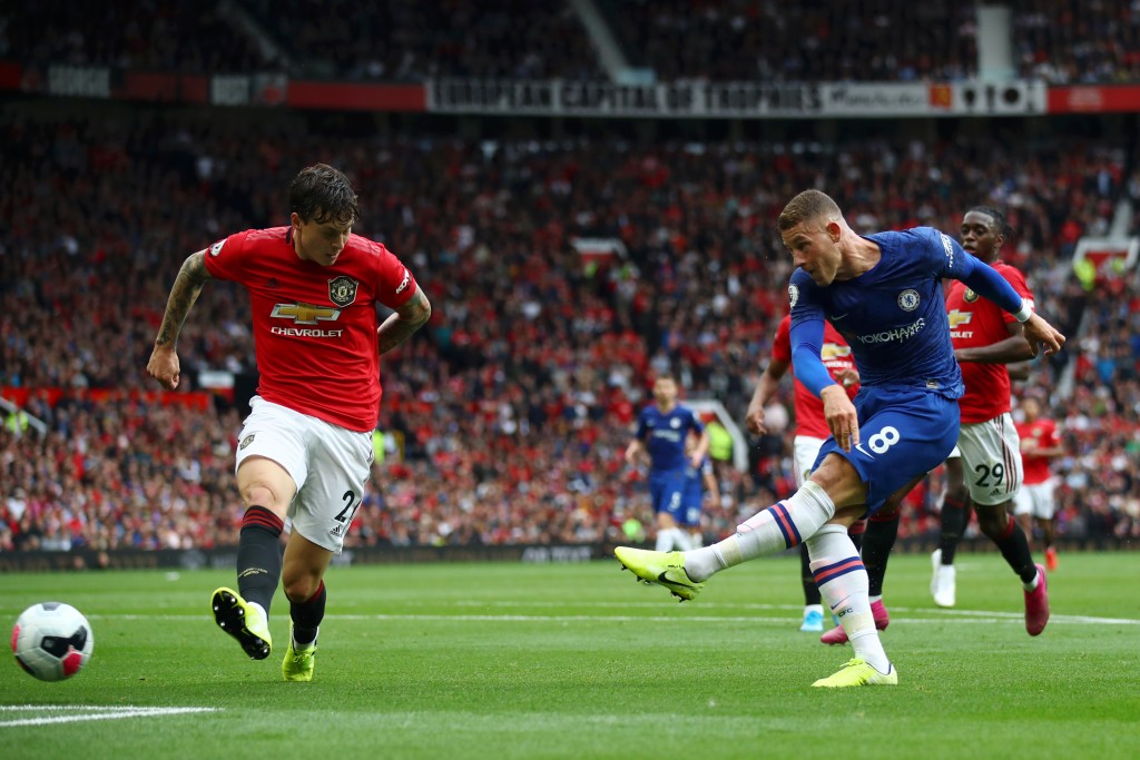 Barkley had a shot saved by de Gea (Photo by Julian Finney/Getty Images)