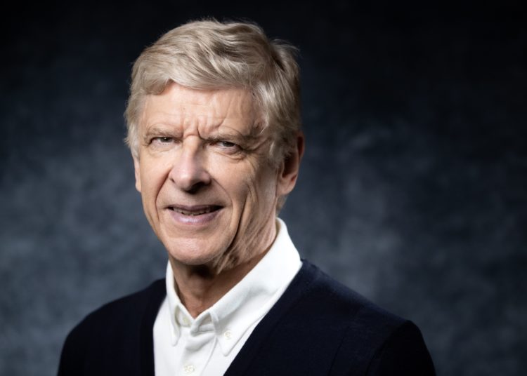 Former Arsenal manager Arsene Wenger of France poses during a photo session in Paris on May 22, 2019. (Photo by JOEL SAGET / AFP) (Photo credit should read JOEL SAGET/AFP/Getty Images)