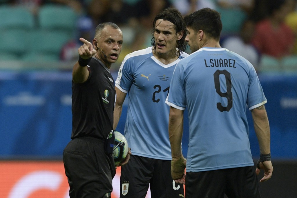 Cavani and Suarez are ruled for Uruguay (Photo by Juan Mabromata/AFP/Getty Images)