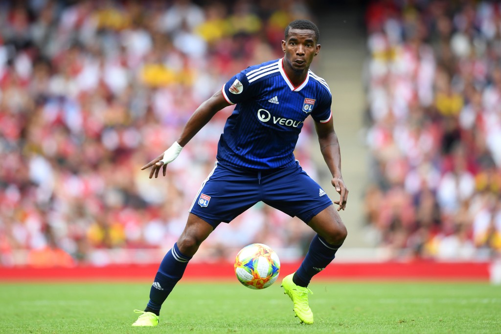LONDON, ENGLAND - JULY 28: Thiago Mendes of Lyon in action during the Emirates Cup match between Arsenal and Olympique Lyonnais at the Emirates Stadium on July 28, 2019 in London, England. (Photo by Michael Regan/Getty Images)
