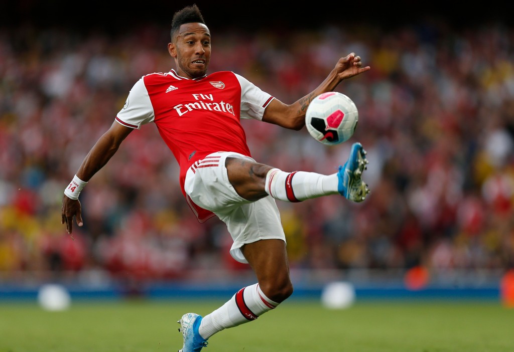 Aubameyang was the decisive goalscorer yet again. (Photo by Ian Kington/AFP/Getty Images)