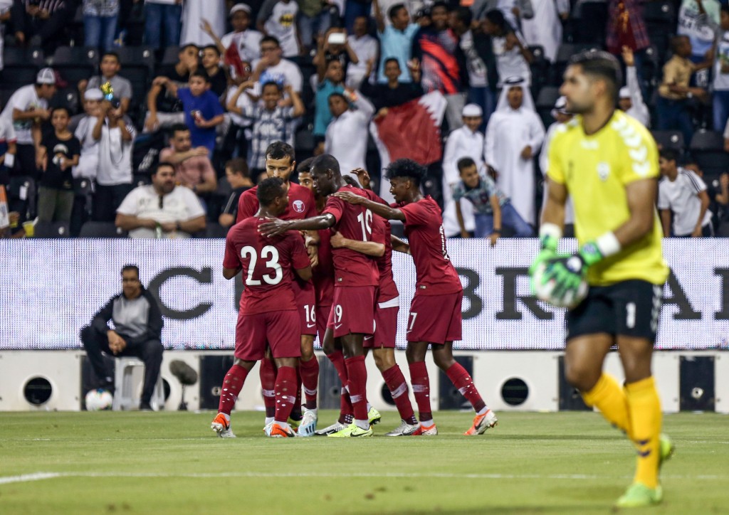 Qatar breezed their way to a 6-0 win over Afghanistan last week. (Photo courtesy -AFP/Getty Images)
