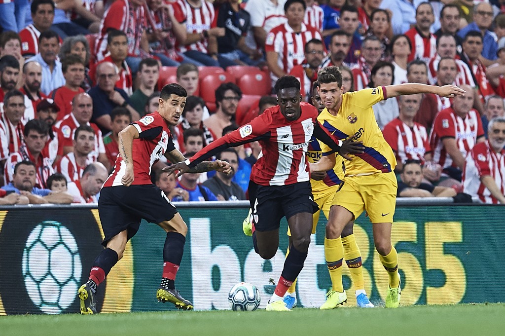 William (second from left) was courted by Manchester United. (Photo by Juan Manuel Serrano Arce/Getty Images)