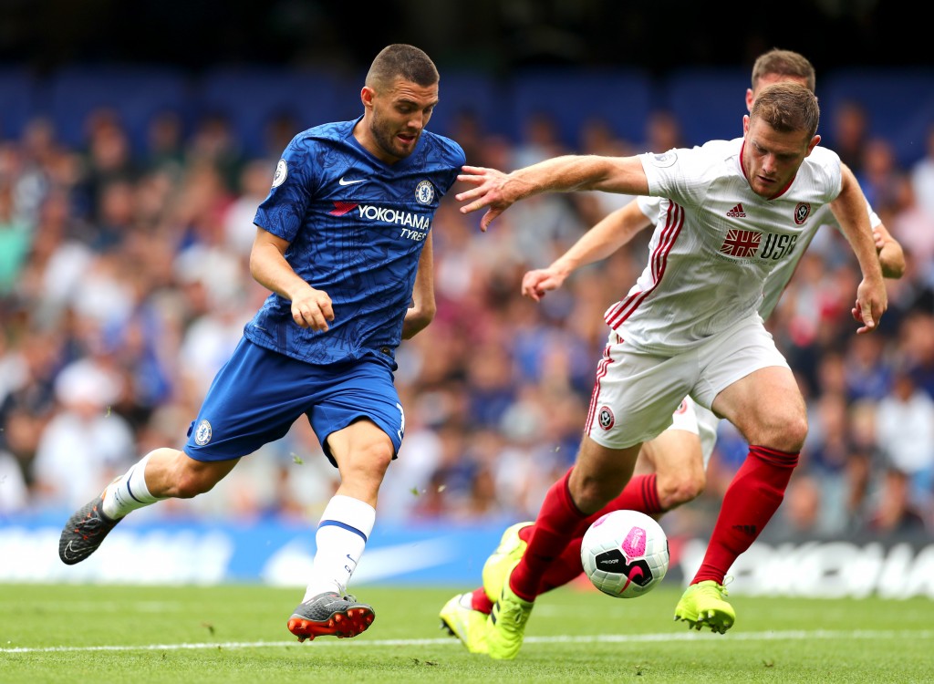 Jack O'Connell, along with Chris Basham and John Egan makes for one of the best defensive units in the Premier League. (Photo by Clive Rose/Getty Images)