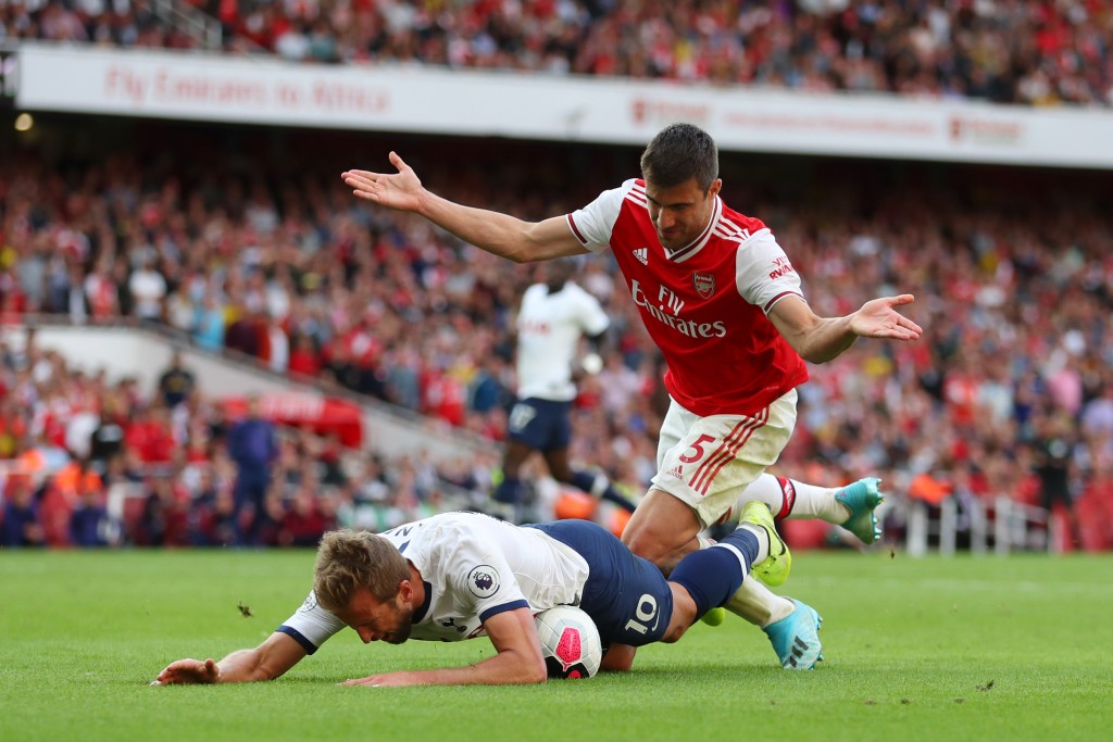 Sokratis needs to make massive improvements to solve Arsenal's defensive problems. (Photo by Catherine Ivill/Getty Images)