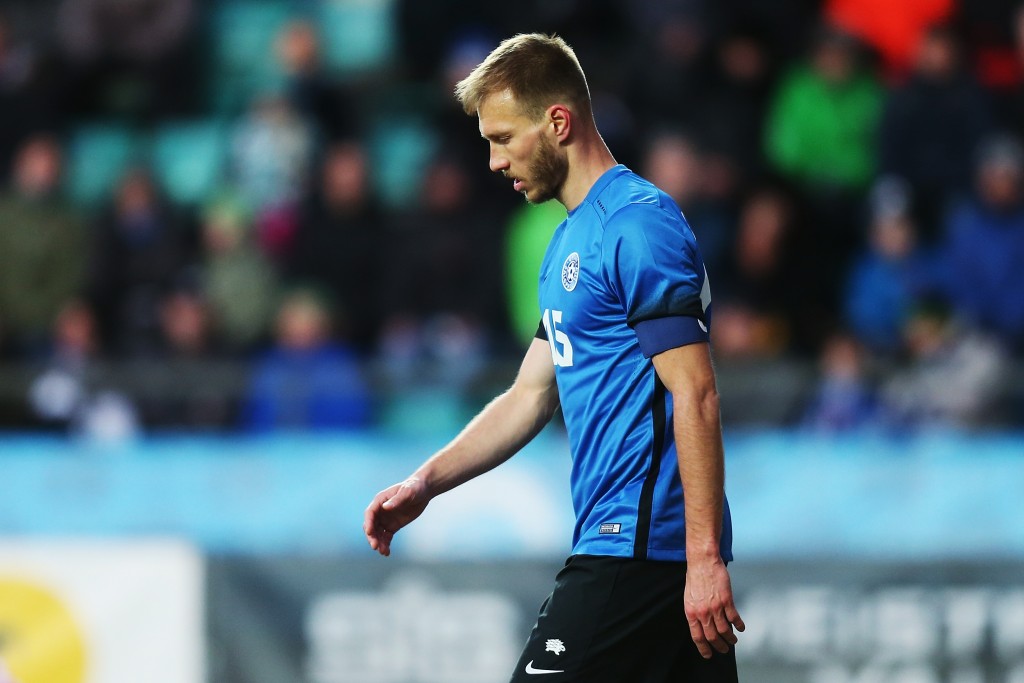 The Estonia captain will need to play out of his skin to deny Netherlands. (Photo by Joosep Martinson/Getty Images)