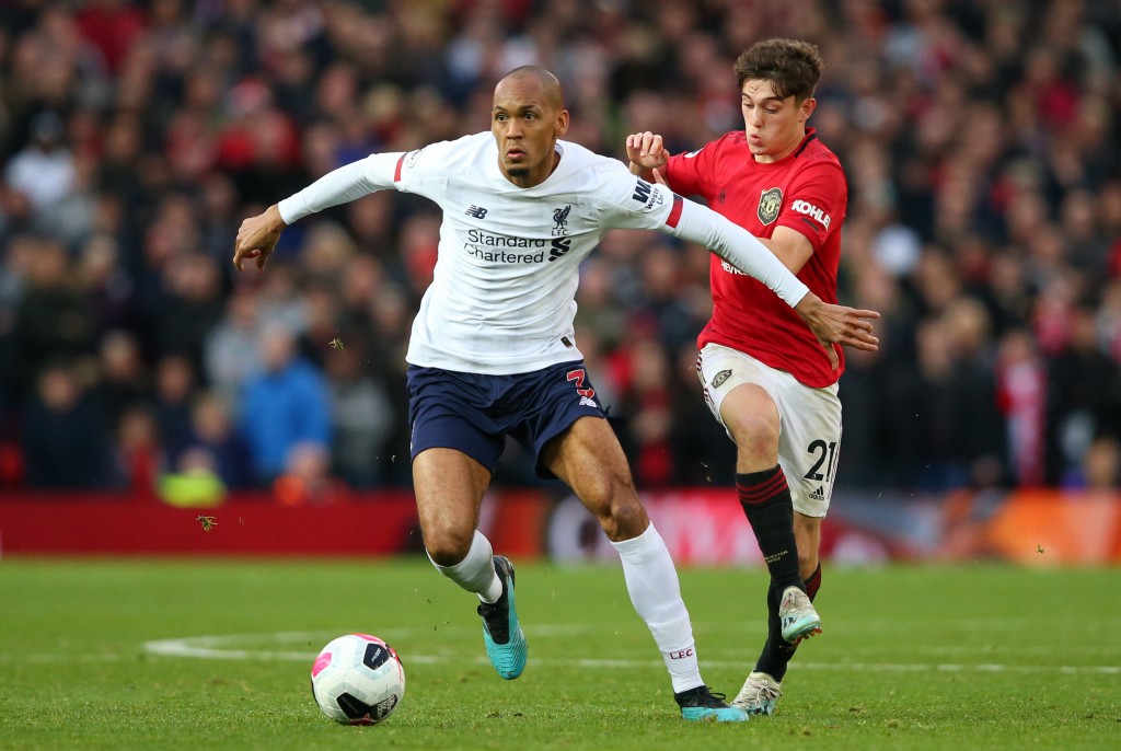 Fabinho was well below his best (Photo by Alex Livesey/Getty Images)