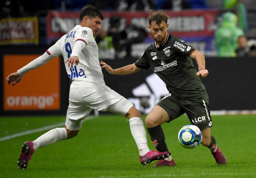 Are Chouiar and Soumare (R) primed to be the latest Ligue 1 breakout talents? (Photo by Jean-Philippe Ksiazek/AFP via Getty Images)
