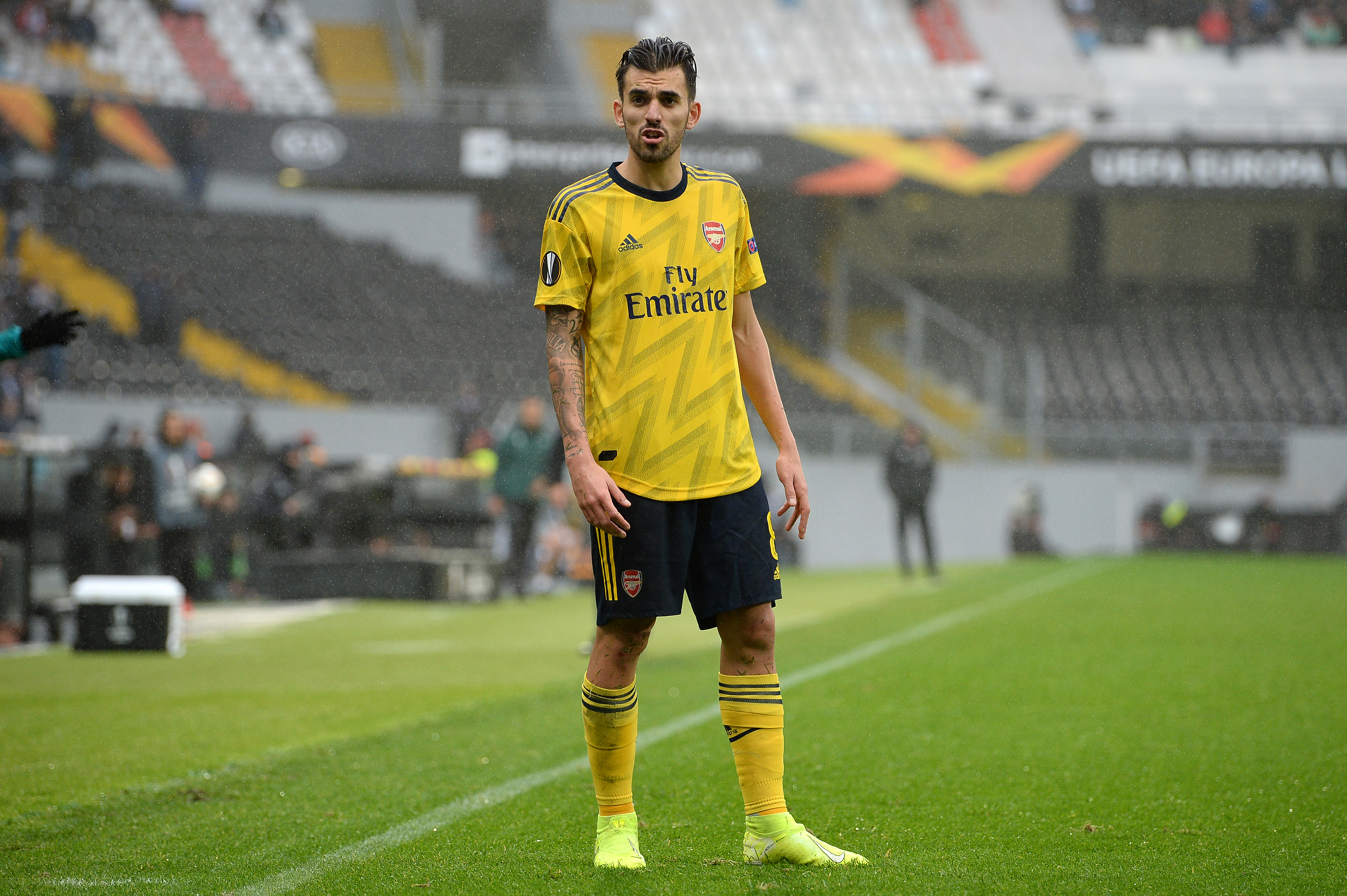 An underwhelming display from Ceballos before picking up an injury (Photo by Octavio Passos/Getty Images)