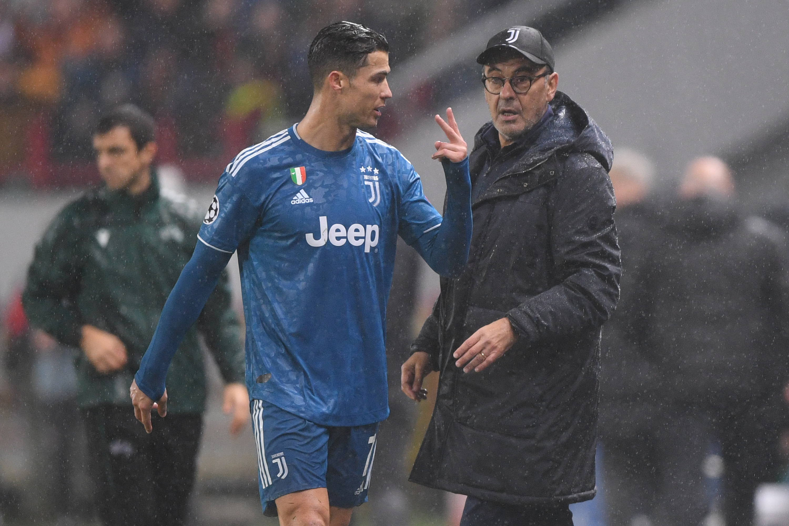 Sarri is sweating over the fitness of Cristiano Ronaldo (Photo by KIRILL KUDRYAVTSEV/AFP via Getty Images)