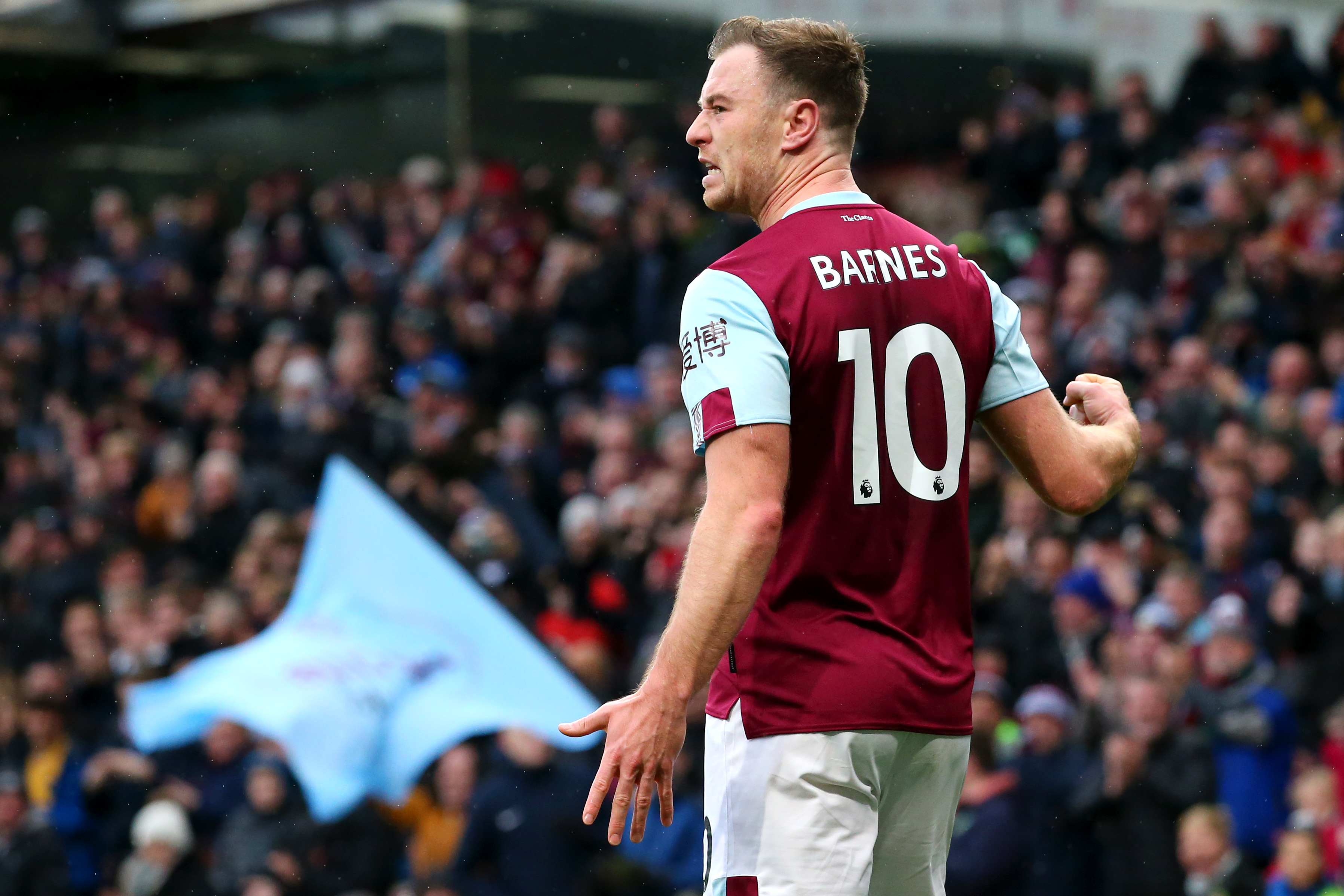 Ashley Barnes is set to return after being rested against Everton. (Photo by Alex Livesey/Getty Images)