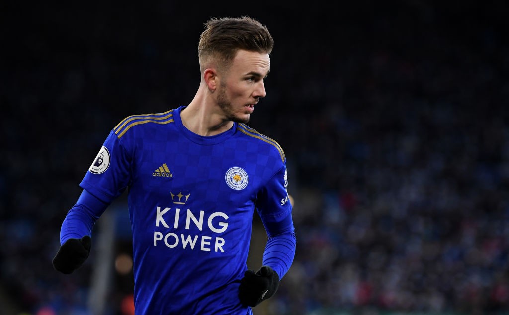 Maddison was one of the better Leicester players against Roma (Photo by Ross Kinnaird/Getty Images)