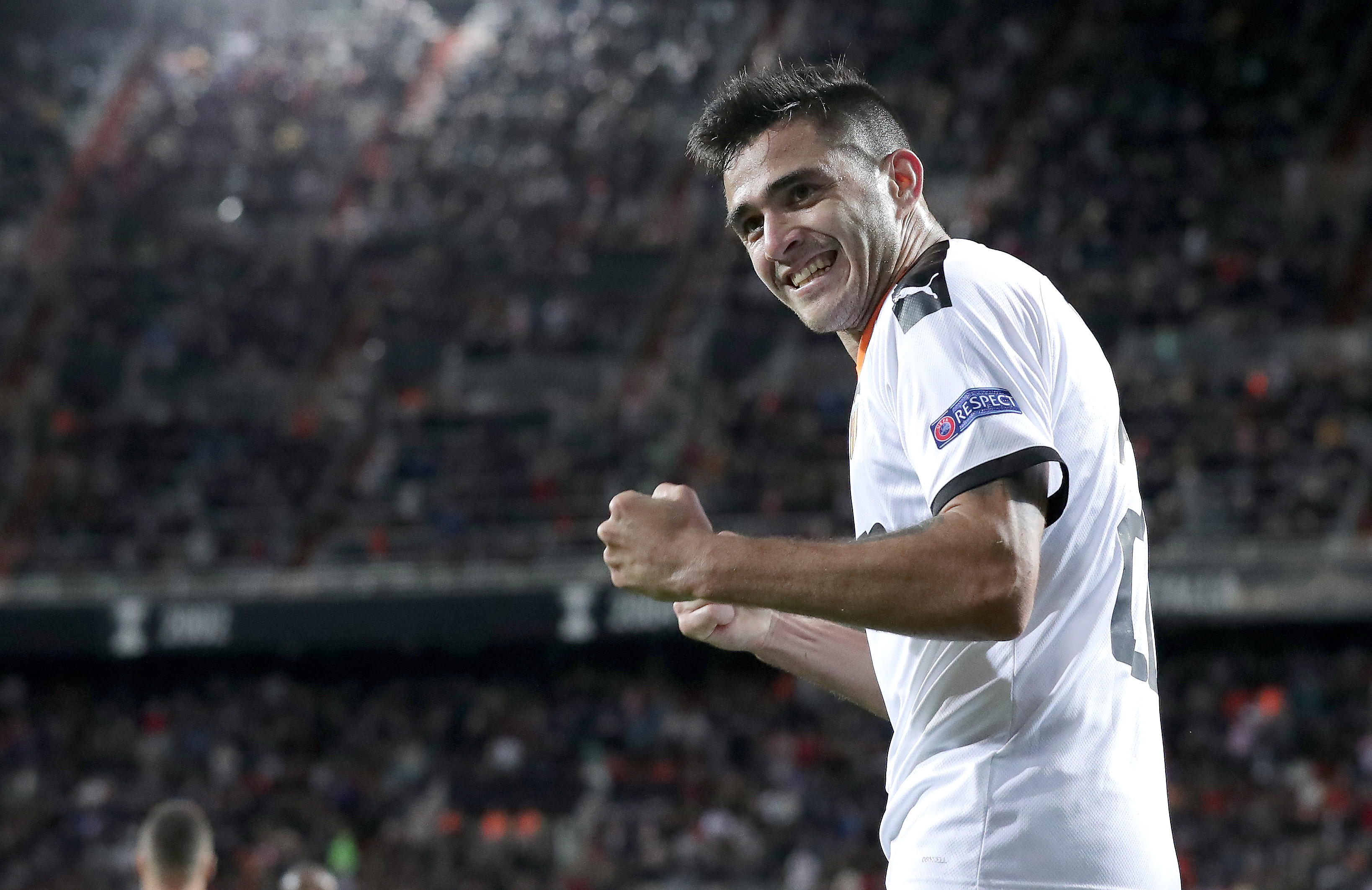 Maxi Gomez on Arsenal's radar (Photo by Gonzalo Arroyo Moreno/Getty Images)