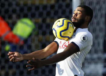 Japhet Tanganga could leave his boyhood club this summer (Photo by Adrian DENNIS / AFP) / RESTRICTED TO EDITORIAL USE. No use with unauthorized audio, video, data, fixture lists, club/league logos or 'live' services. Online in-match use limited to 120 images. An additional 40 images may be used in extra time. No video emulation. Social media in-match use limited to 120 images. An additional 40 images may be used in extra time. No use in betting publications, games or single club/league/player publications. /  (Photo by ADRIAN DENNIS/AFP via Getty Images)