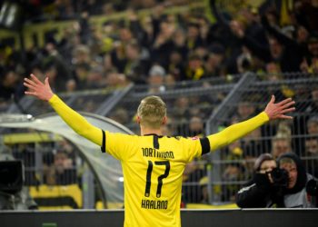 Can PSG stop Erling Haaland? (Photo by INA FASSBENDER/AFP via Getty Images)