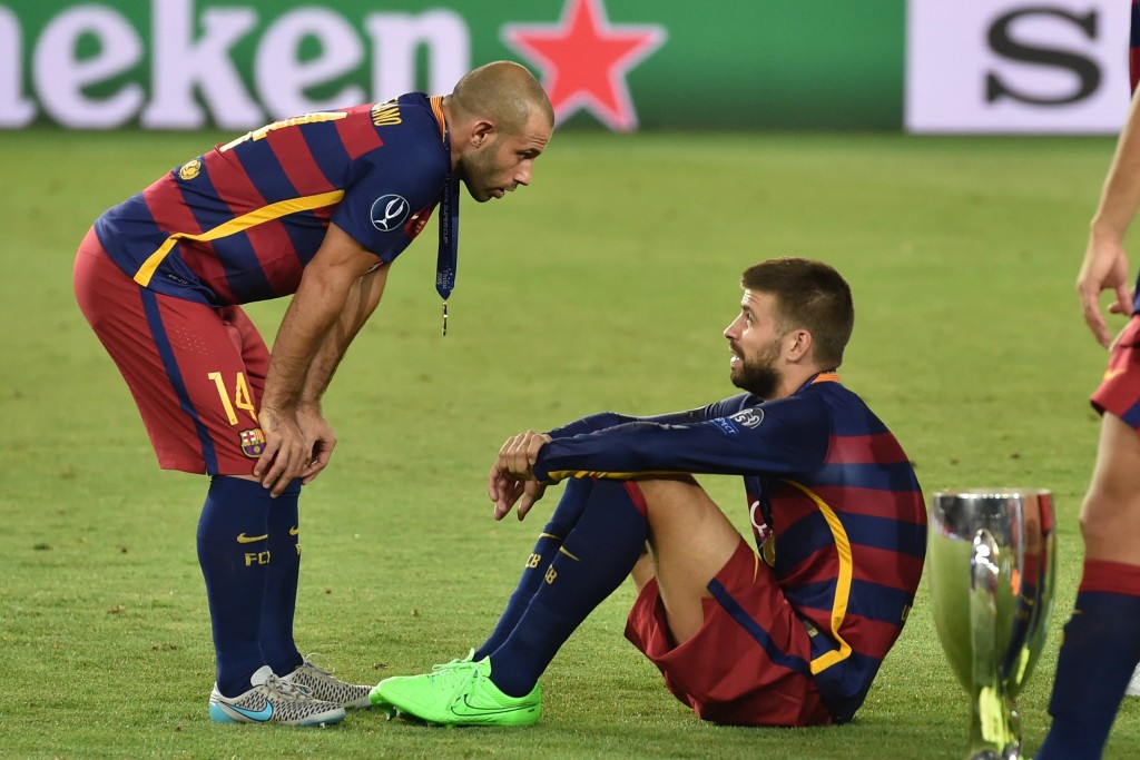 An indomitable central defensive partnership. (Photo by Kirill Kudryavtsev/AFP via Getty Images)