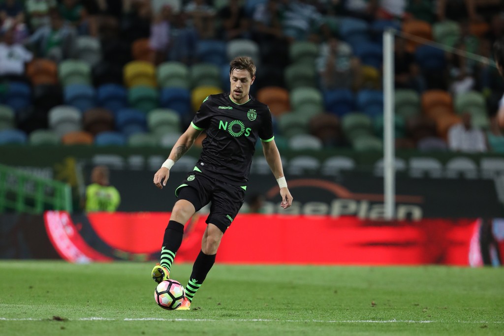 LISBON, PORTUGAL - JULY 23: Sporting's defender Sebastian Coates during the Friendly match between Sporting CP and Lyon at Estadio Jose Alvalade on July 23, 2016 in Lisbon, Portugal. (Photo by Carlos Rodrigues/Getty Images)