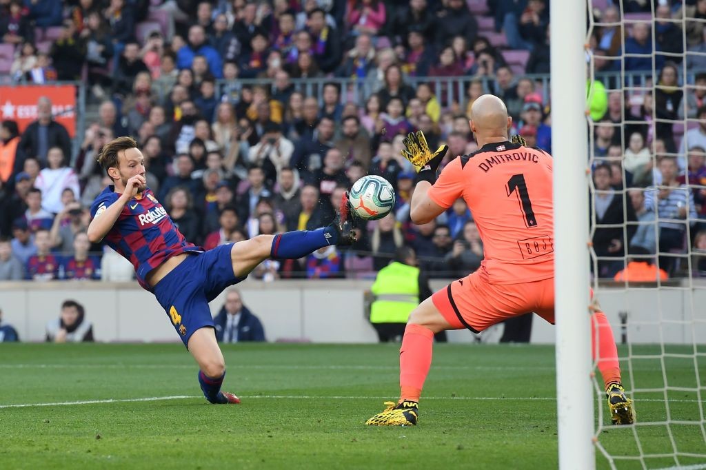 Rakitic got an assist on the day (Photo by JOSEP LAGO/AFP via Getty Images)