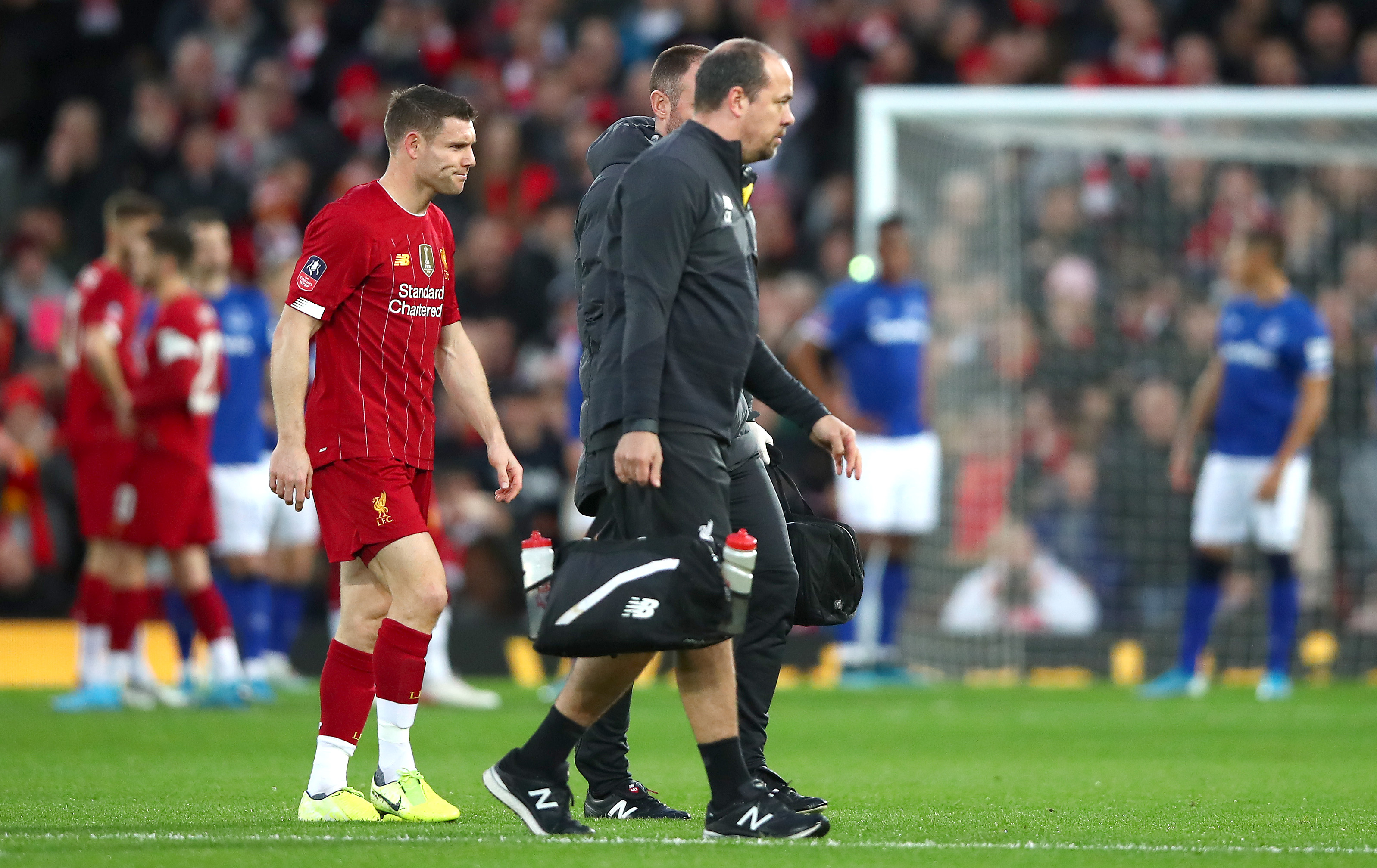 James Milner is the latest Liverpool player to pick up an injury (Photo by Clive Brunskill/Getty Images)