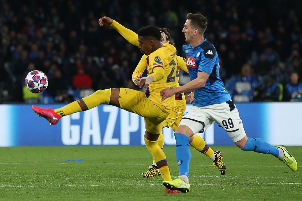 An opportunity missed. (Photo by Carlo Hermann/AFP via Getty Images)