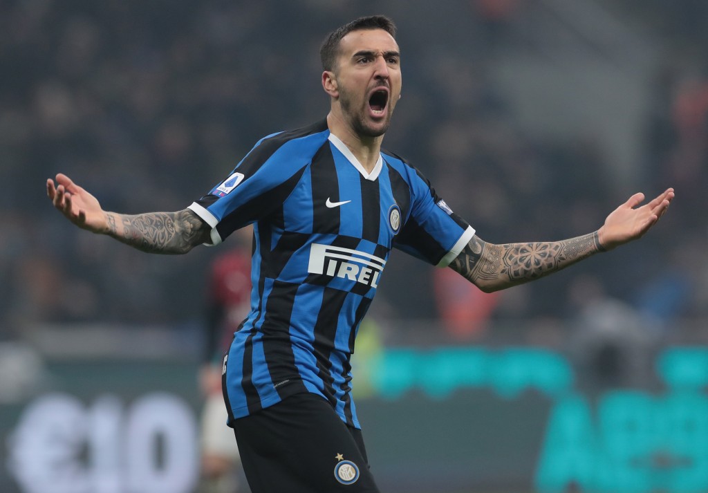 Set to celebrate a move to Chelsea? (Photo by Emilio Andreoli/Getty Images)