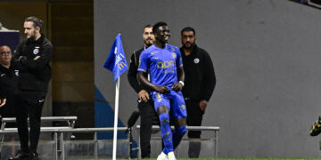 FOOTBALL : Toulouse vs Monaco - 31eme Journee de Ligue1 McDonald S - Toulouse - 25/04/2026 But et joie Lamine Camara asm Toulouse PUBLICATIONxNOTxINxFRAxBEL Copyright: xThierryxBretonx